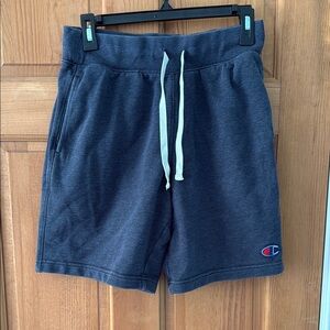 Champion Size Small Men's Teen Boy Blue Athletic Shorts with Elastic Waistband